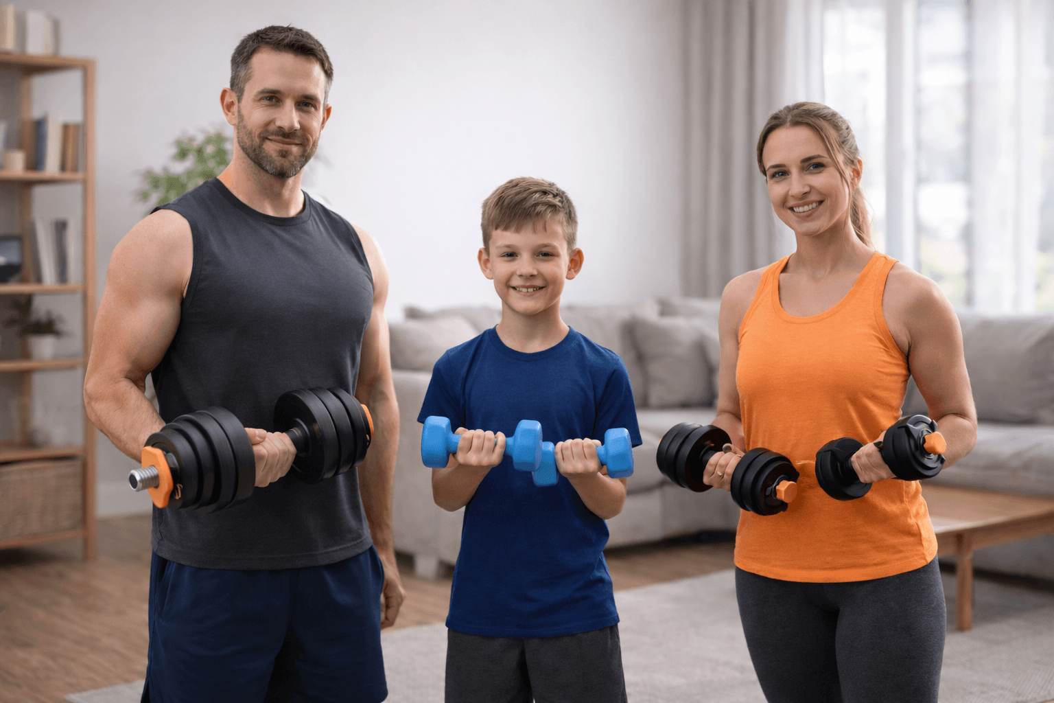 Гантелі для всієї родини яку вагу гантелей вибрати